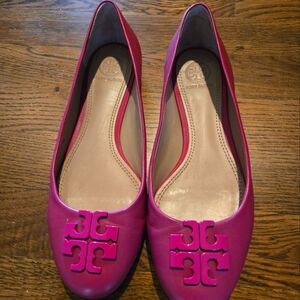 Tory Burch Pink Ballet Flats